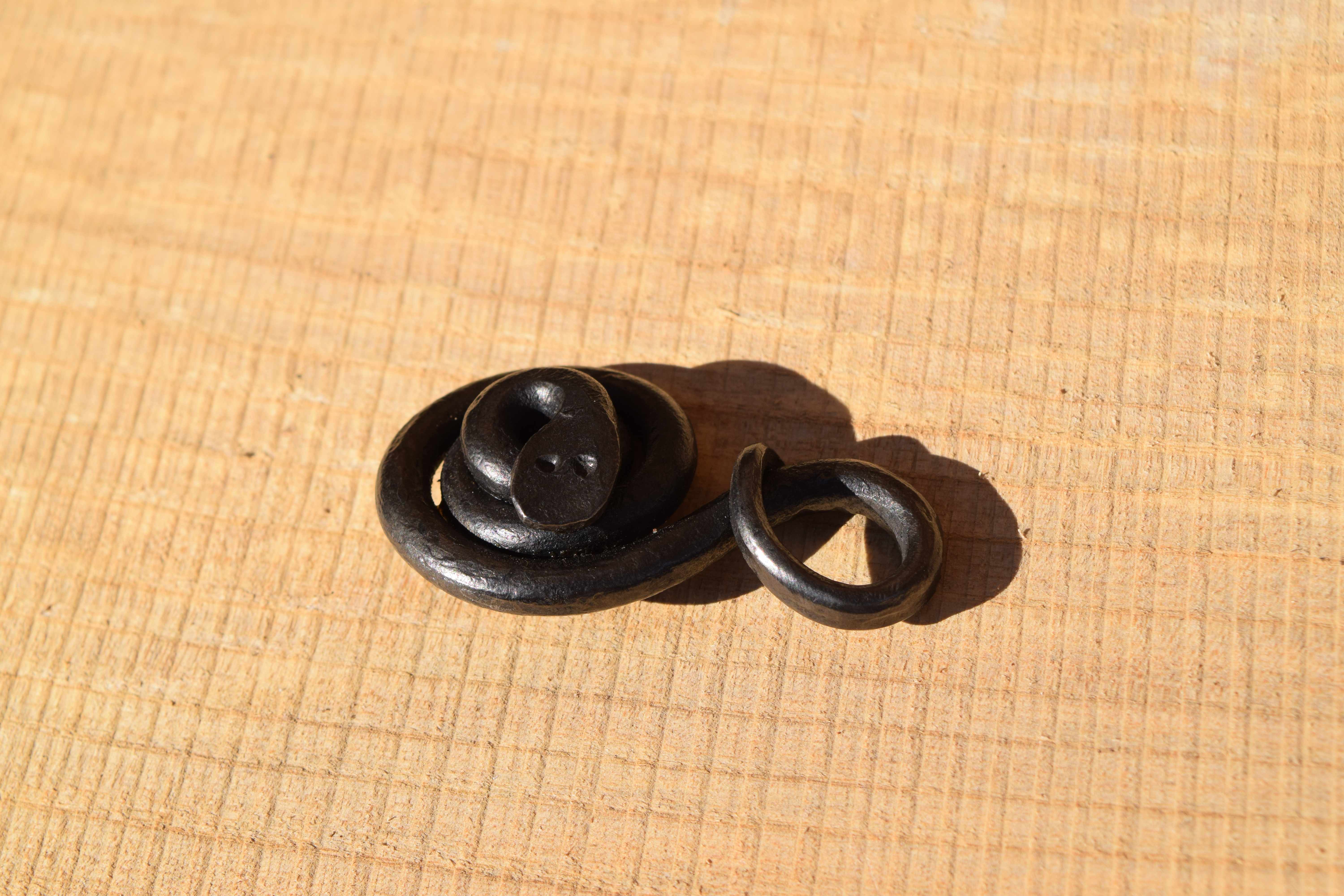 Delicate metal snail pendant for jewelry